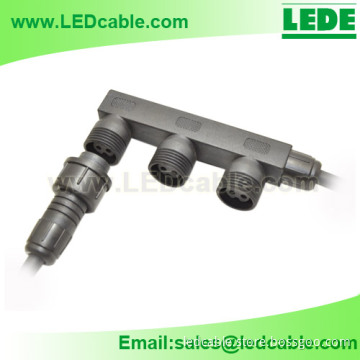 Waterproof F distributor box for outdoor LED lighting